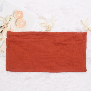 Panier de rangement en coton à suspendre au lit de bébé