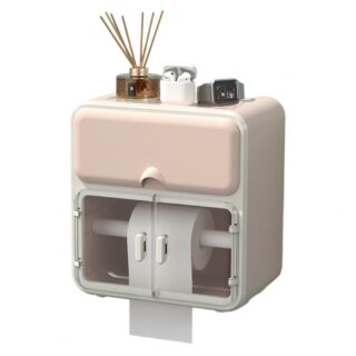 Panier porte papier toilette multifonctionnel