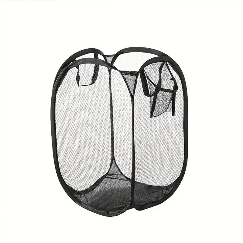 Panier pliable à linge de couleur unie – Image 6