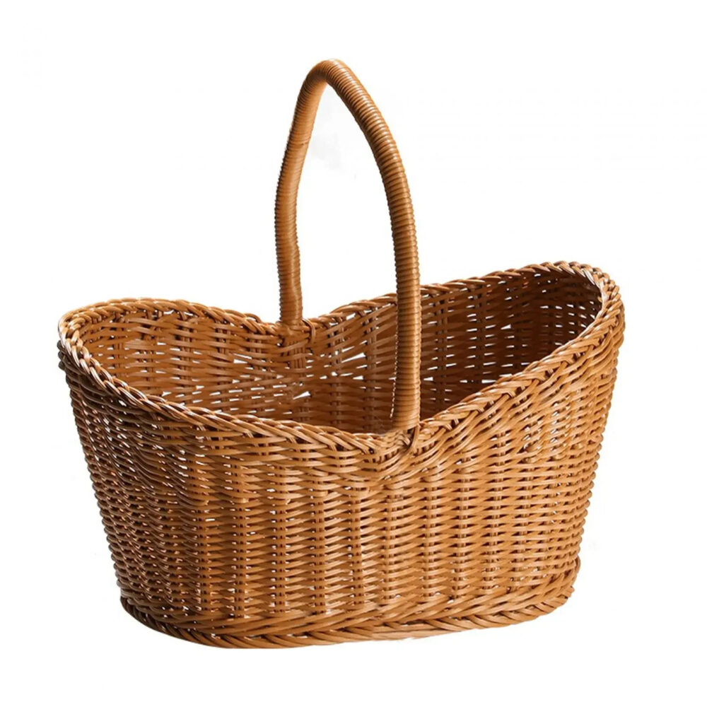 Panier_à_œuf_style_rustique_de_couleur_marron1 Panier à œuf style rustique de couleur marron ici sur un fond blanc.
